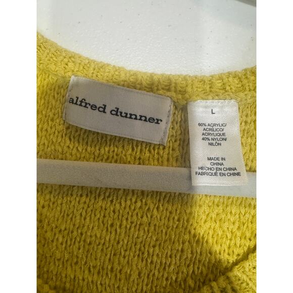 Yellow Embellished Sleeveless Sweater – Size L - Picture 8 of 10